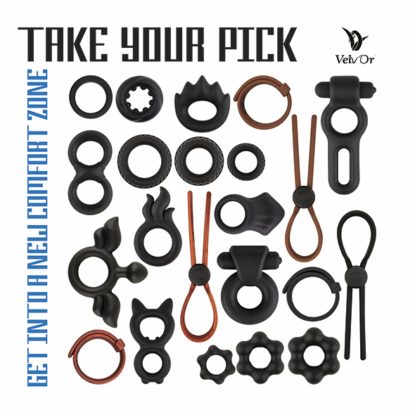 VelvOr Velv'Or - Rooster Ivar Knot Design Cock Ring Penio žiedas - užveržėjas &ndash; nuotrauka 6