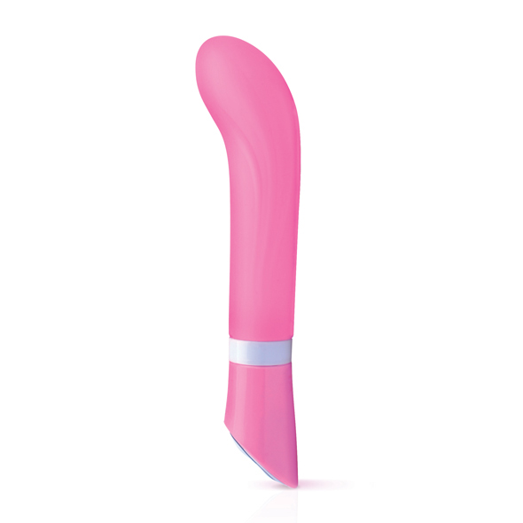 B Swish - bgood Deluxe Curve G-Spot Vibrator Petal Pink G taško vibratorius