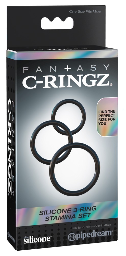 Fantasy C-Ringz fcr Silicone 3 Ring Stamina Se Penio žiedas - užveržėjas
