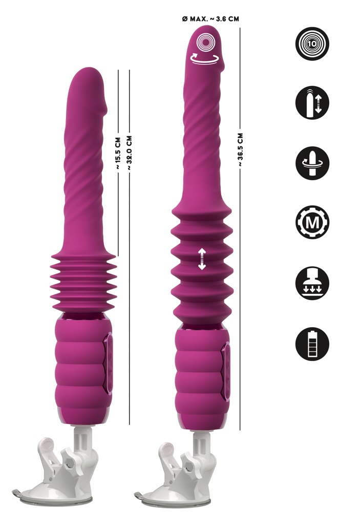 You2Toys Thrusting&Rotating Fucking Mac Vibratorius &ndash; nuotrauka 12