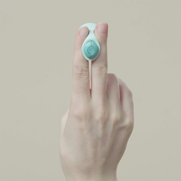 Dame Products - Fin Finger Vibrator Jade vibruojantis antpir&scaron;tis &ndash; nuotrauka 11