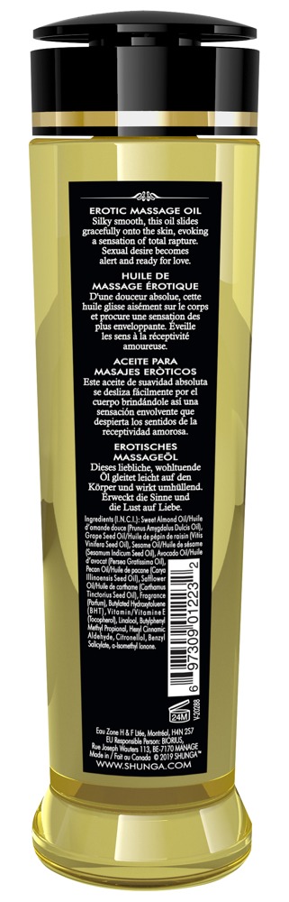 Shunga Massage Oil Amour 240ml masažo aliejus &ndash; nuotrauka 3