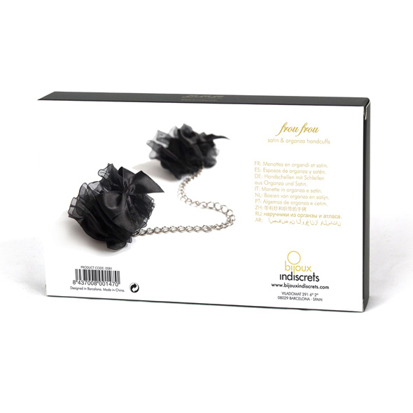 Bijoux Indiscrets - Frou Frou Organza Handcuffs Sekso antrankiai porai &ndash; nuotrauka 3