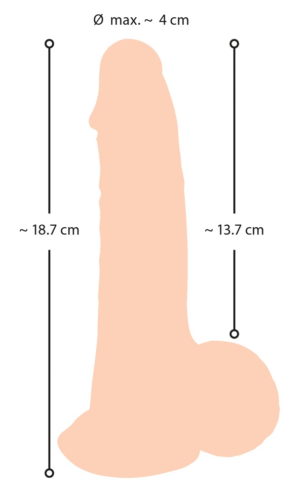 Nature Skin ns Dildo with movable skin 19 realisti&scaron;kas dildo &ndash; nuotrauka 10