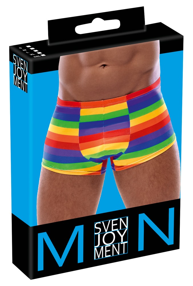 Svenjoyment Men's Boxer Briefs Rainbow 2XL seksualios vyriškos trumpikės