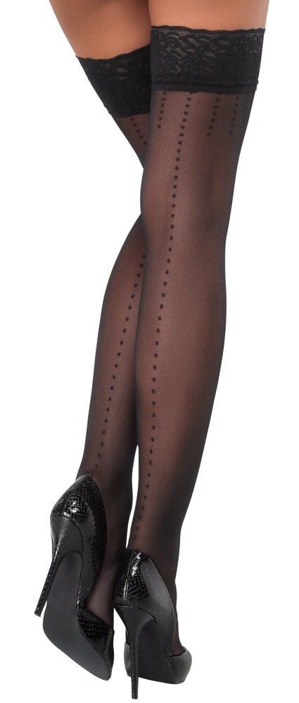 Cottelli legwear Hold-Ups Dot 2 Prisegamos kojinės &ndash; nuotrauka 2
