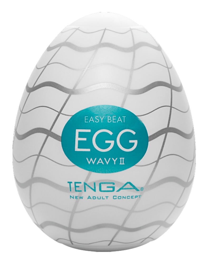 Tenga Egg Wavy ii Single masturbatorius kiaušinėlis