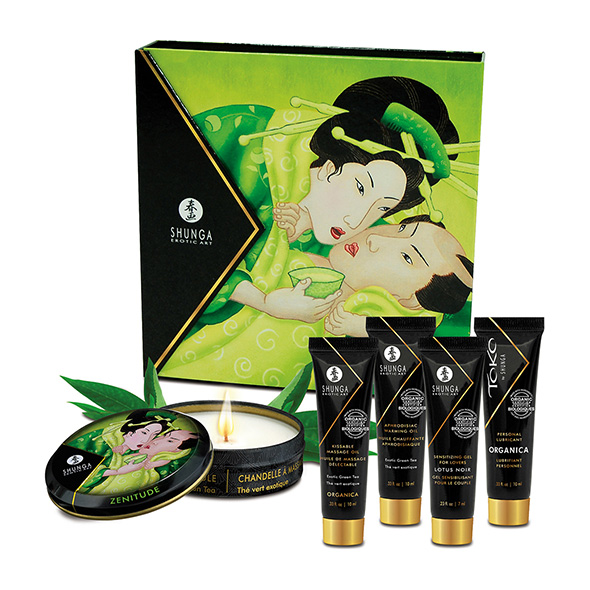 Shunga - Geisha Organica Exotic Green Tea dovanų rinkinys
