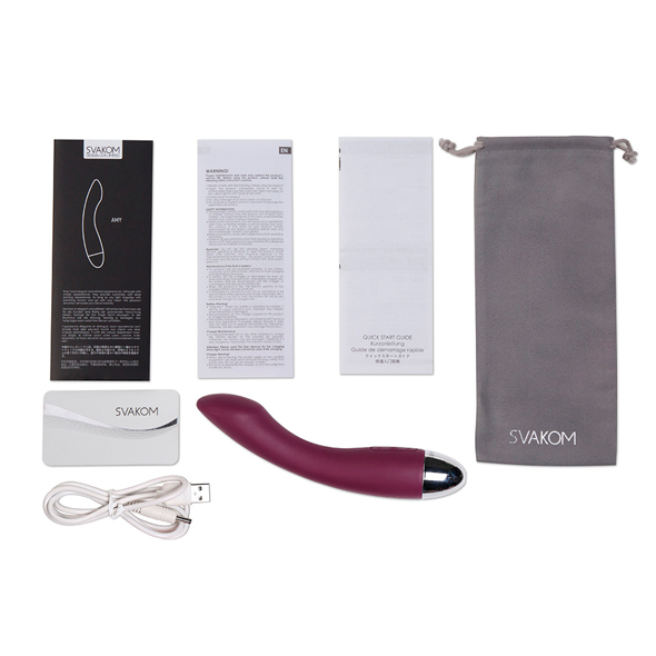Svakom - Amy G-Spot Vibrator Violet G ta&scaron;ko vibratorius &ndash; nuotrauka 5