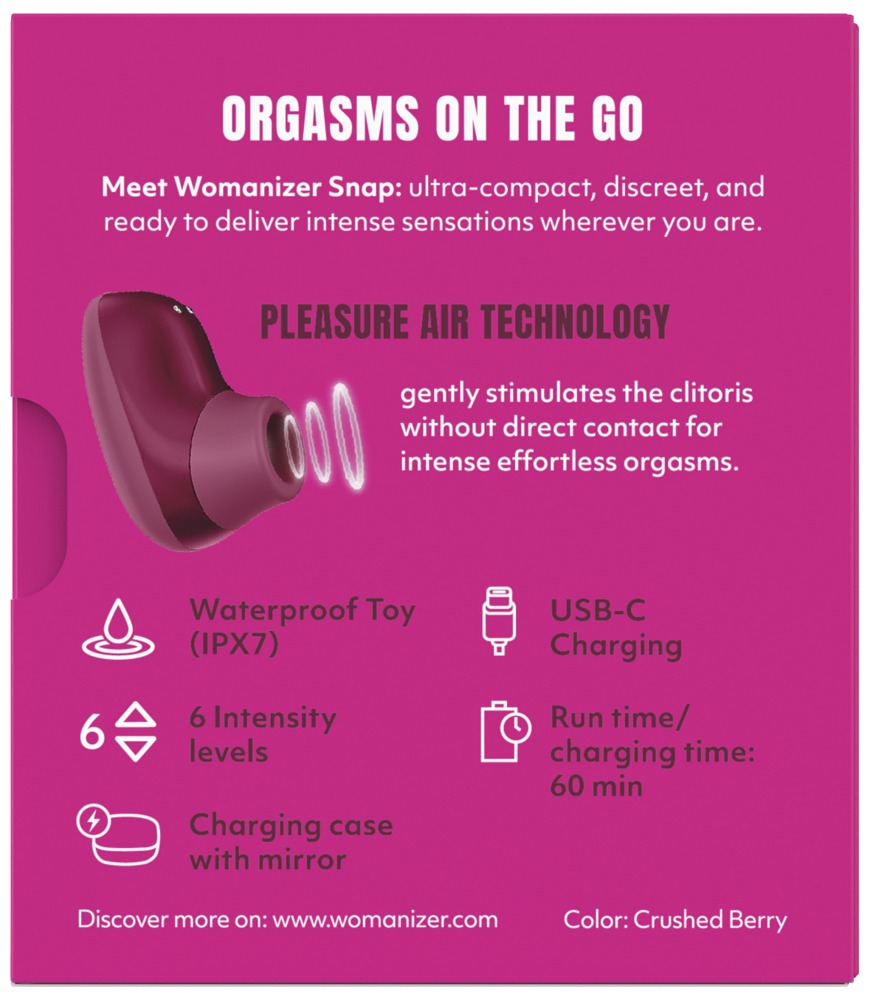 Womanizer Snap Crushed Berry Vibratorius &ndash; nuotrauka 18