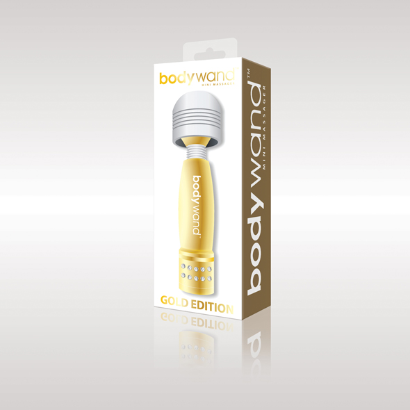 Bodywand - Mini Wand Massager Gold vibruojantis masažuoklis &ndash; nuotrauka 3