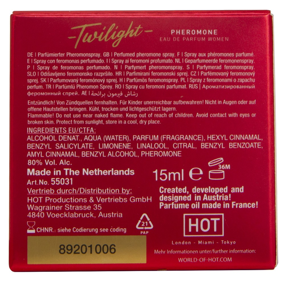 Hot Twilight Pheromon women15m prekė suaugusiems &ndash; nuotrauka 3