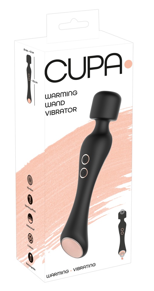 Cupa Warming Wand Vibrator vibruojantis masažuoklis