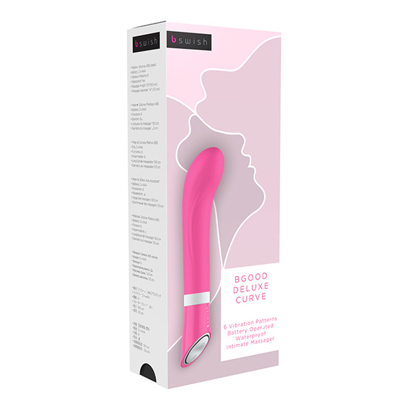 B Swish - bgood Deluxe Curve G-Spot Vibrator Petal Pink G ta&scaron;ko vibratorius &ndash; nuotrauka 2
