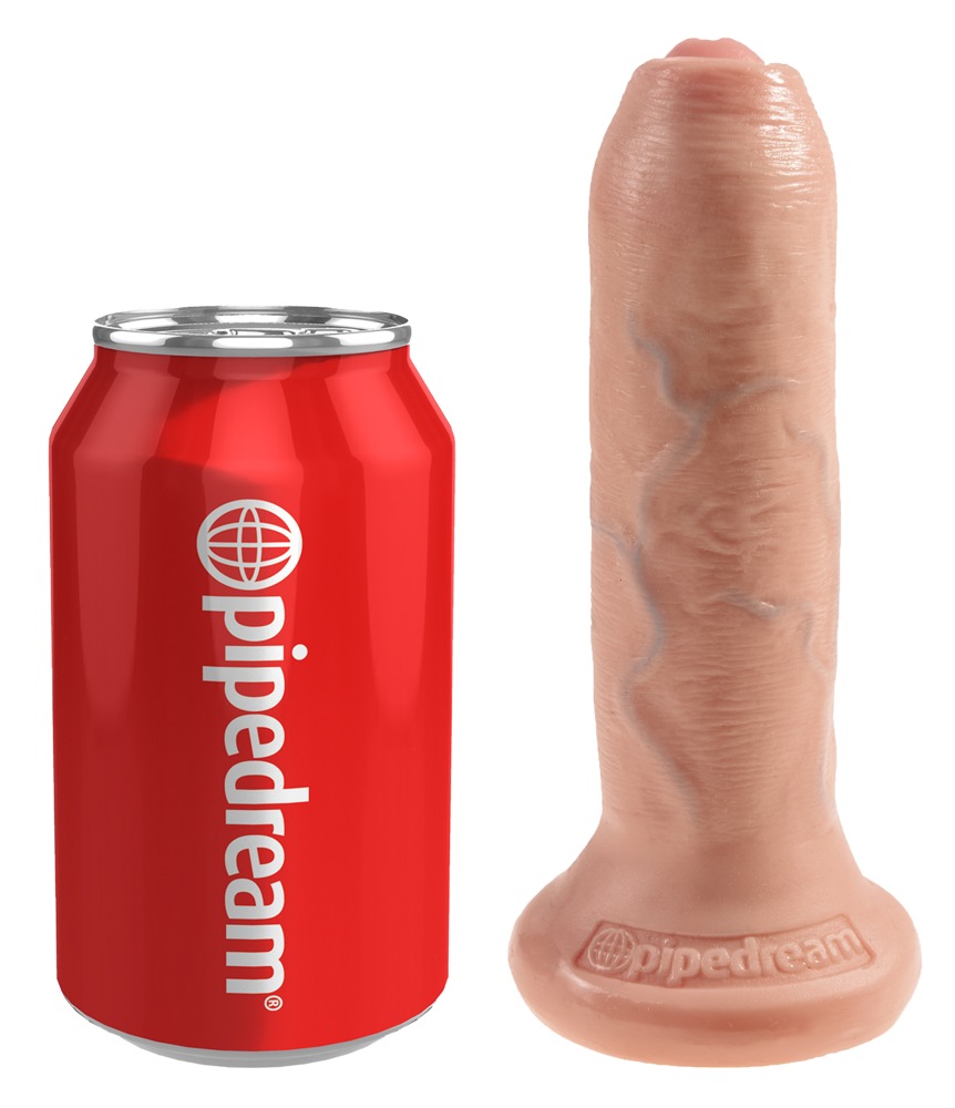 King Cock 6in. Uncut - Flesh realisti&scaron;kas dildo &ndash; nuotrauka 2