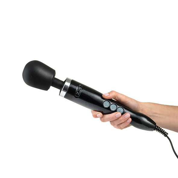 Doxy - Die Cast Wand Massager Black vibruojantis masažuoklis &ndash; nuotrauka 3