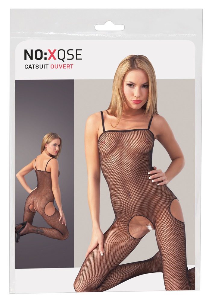 NO:XQSE Net Catsuit S/M kūno kojinė
