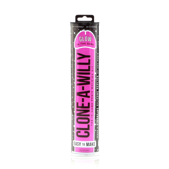 Clone-A-Willy - Kit Glow-in-the-Dark Hot Pink klonavimo rinkinys &ndash; nuotrauka 2