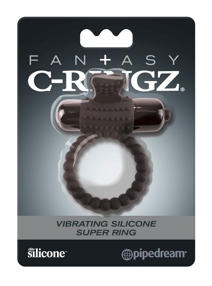 Fantasy C-Ringz fcr Vibrating Silicone Super R penio žiedas