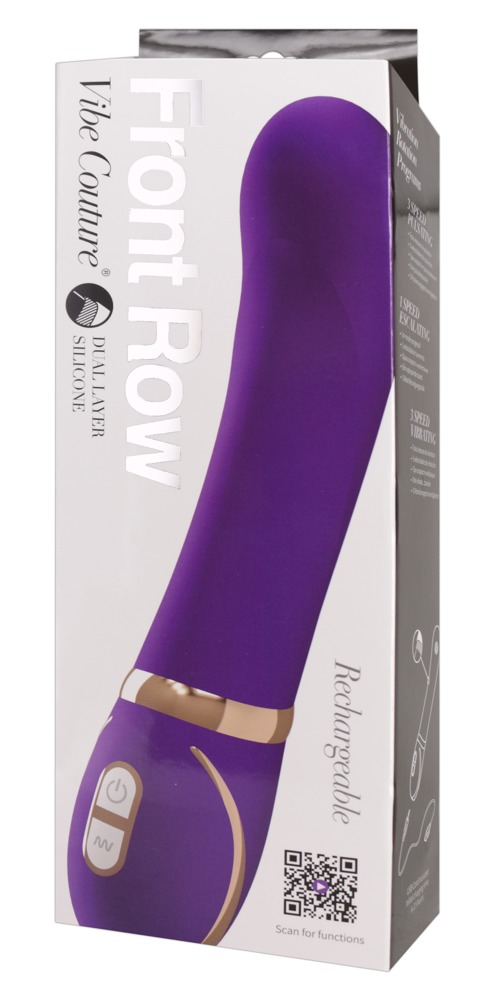 Vibe Couture Front Row Purple G taško vibratorius