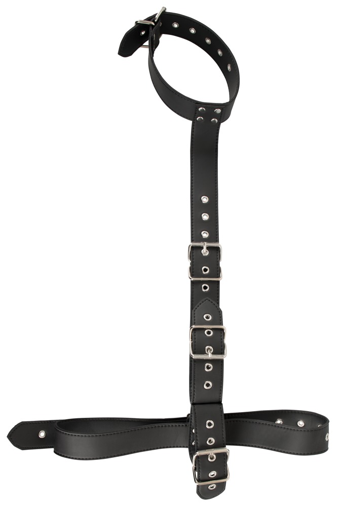 Vegan Fetish Neck-Wrist Restraint Vegan suvaržymo sistema &ndash; nuotrauka 3