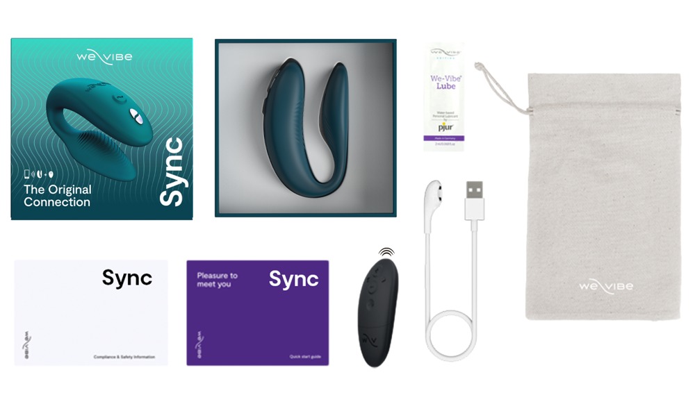 Sync2 by We-Vibe Velvet Green vibratorius poroms &ndash; nuotrauka 12