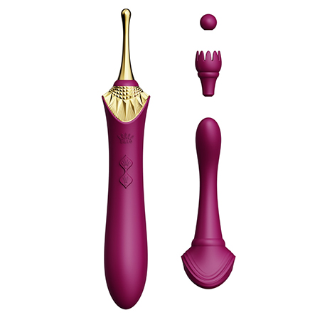 Zalo - Bess Vibrator Velvet Purple klitorinis vibratorius