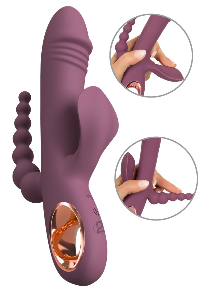 You2Toys Slim Triple Plum Vibratorius &ndash; nuotrauka 2