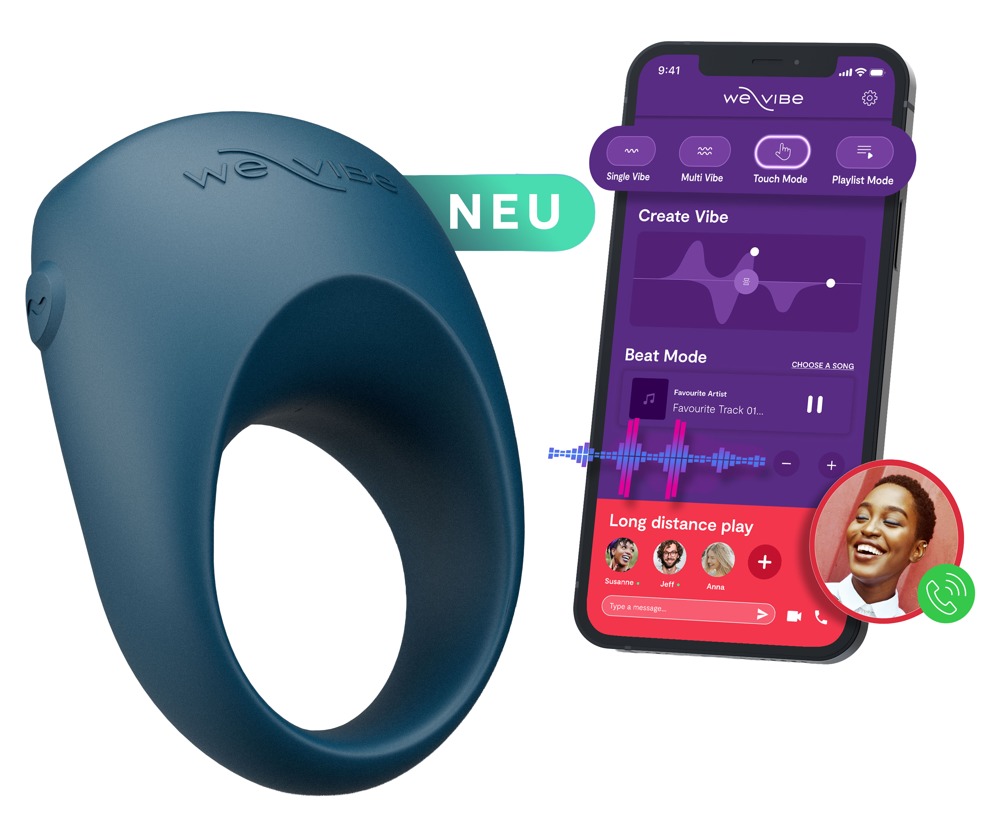We-Vibe Pivot 2 Slate Penio žiedas - užveržėjas &ndash; nuotrauka 2