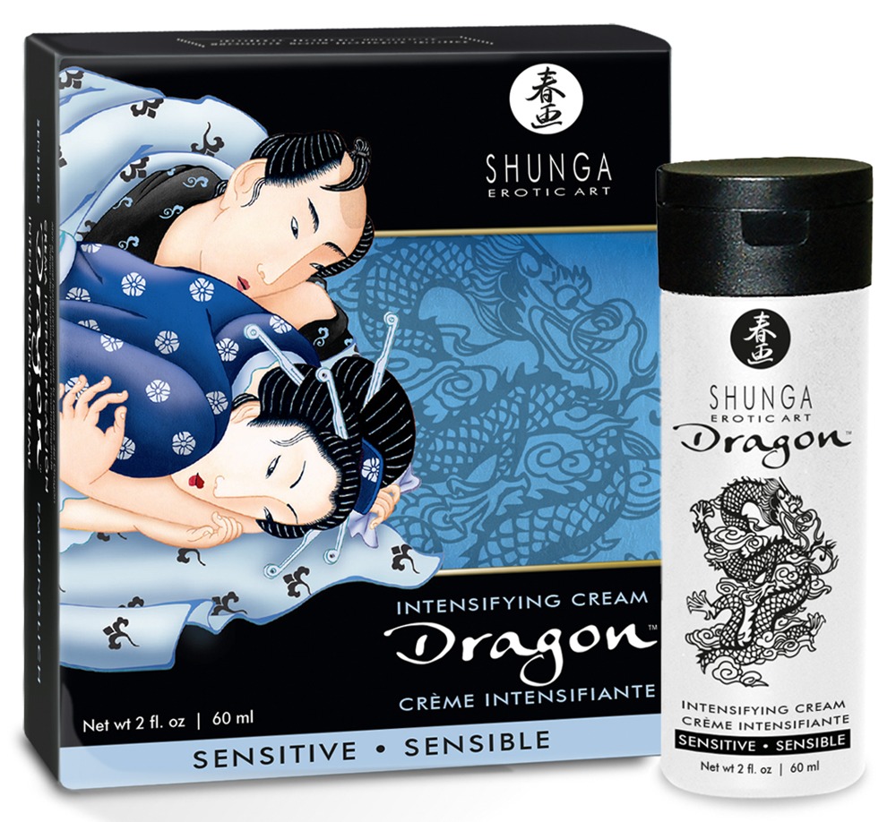 Shunga Dragon SensitiveCream60 stimuliuojantis gelis