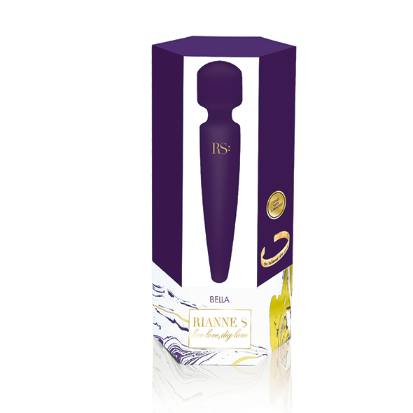 Rianne S rs - Essentials - Bella Mini Body Wand Deep Purple vibruojantis masažuoklis &ndash; nuotrauka 5