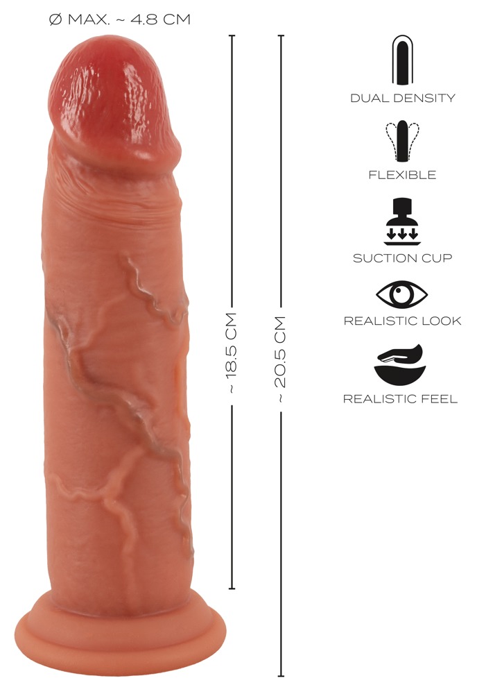 Realistixxx Dildo Moveable Ski realisti&scaron;kas dildo &ndash; nuotrauka 9
