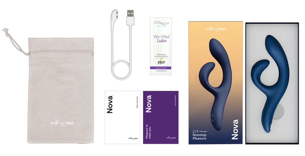 We Vibe Nova 2 by We-Vibe Midnight Blu G ta&scaron;ko vibratorius &ndash; nuotrauka 9