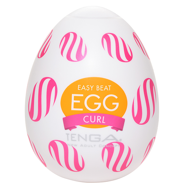 Tenga - Egg Wonder Curl (1 Piece) masturbatorius kiaušinėlis