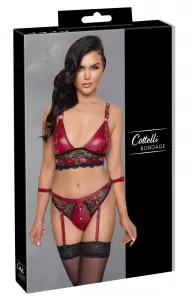 braletės ir kelnaičių komplektas Bra Set Bondage XL