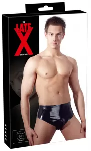 Late X Men's Latex Briefs with Plug S
