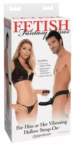 Fetish Fantasy FFSFHOH Vibrating Strap-On Dar