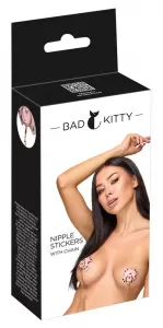Bad Kitty BK Nipple Stickers Pink Chain