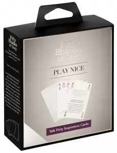 Fifty Shades of Grey FSOG Play Nice Talk Dirty Card