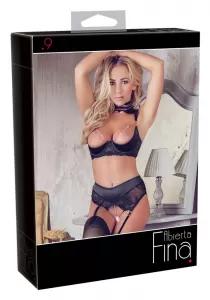 Abierta Fina Shelf Bra Set 80B/M