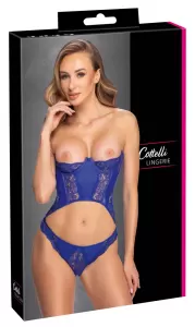 Cottelli LINGERIE Corset blue S