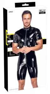 Black Level Men's Short Vinyl Playsuit 3XL
