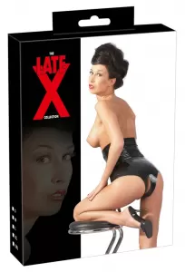 Late X Waist-high Latex Briefs M