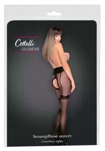 Cottelli LEGWEAR Crotchless Tights 2