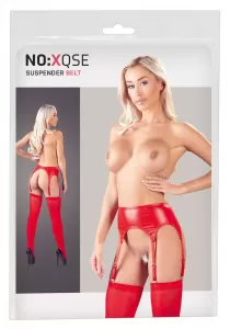 NO:XQSE Suspender Belt Red L/XL