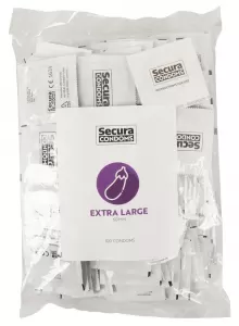 Secura Condoms Secura Extra Large100pcs Bag