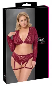 Cottelli CURVES Top and Briefs red 2XL