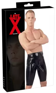 Late X Men's Latex Cycling Shorts L