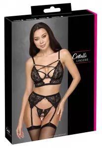 Cottelli LINGERIE Bra Suspender Set 80B/M
