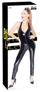 Black Level Vinyl Jumpsuit Zip S